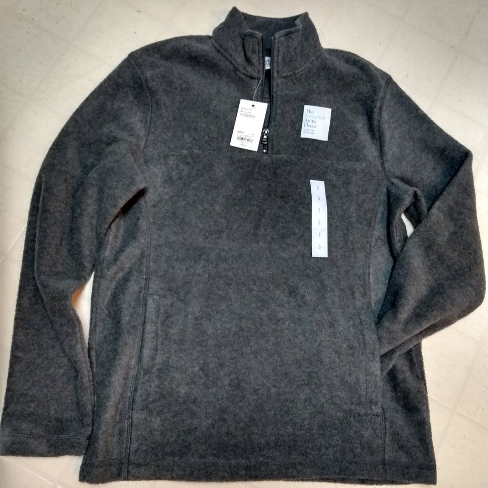 Men's Fleece Jacket - 1/4 Zip - Size S - NWT
